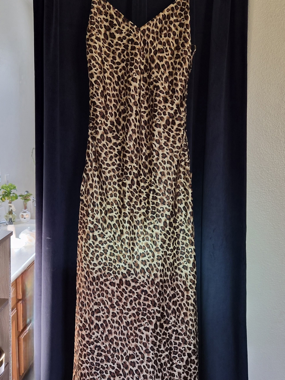 *Rare* Y2K Victoria's Secret leopard print slip dress lace-up sides